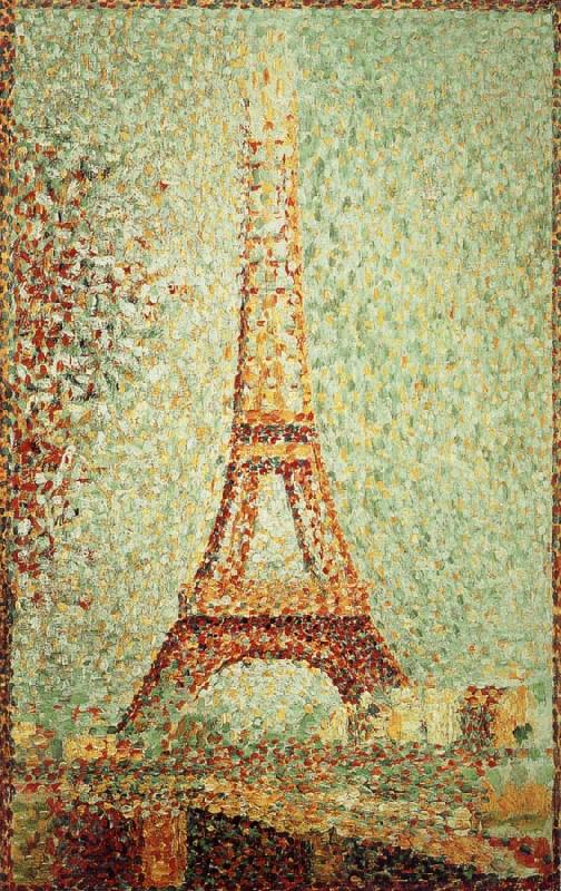 Georges Seurat Iron tower France oil painting art